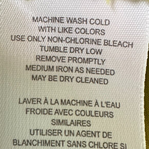 NWT Pilcro Anthropologie Lime The Bo Boyfriend Button Front Shirt - Women's XL - Picture 14 of 14